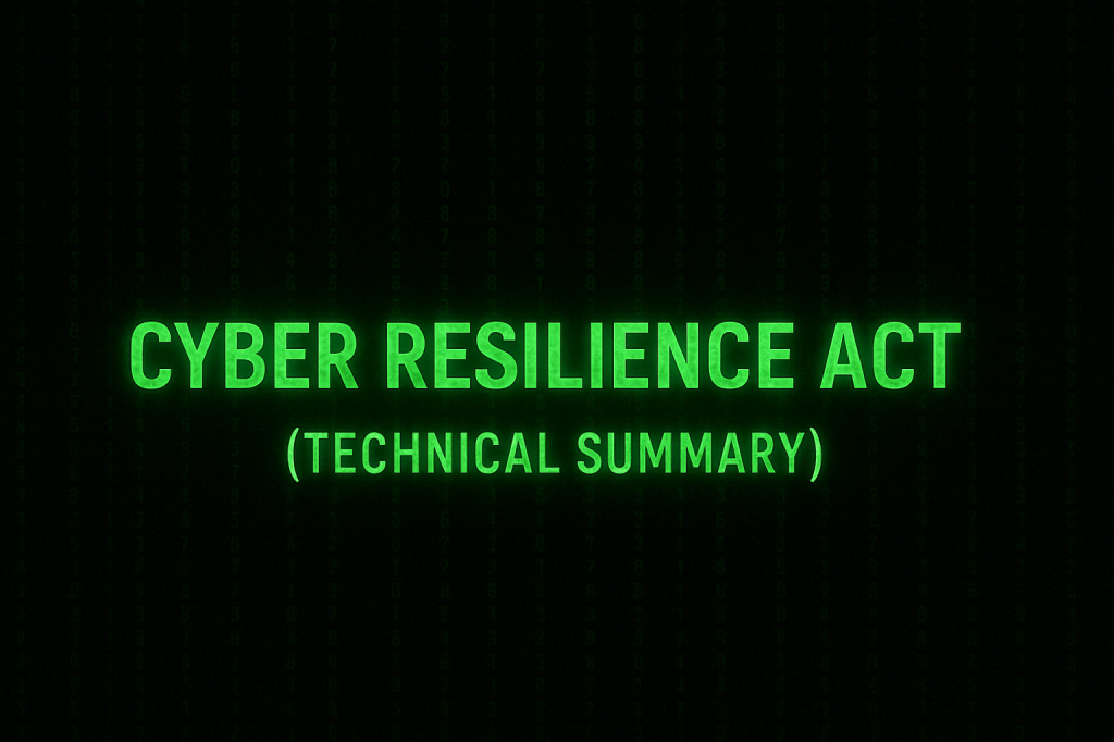 Cyber Resilience Act technical summary